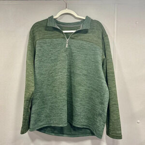 GH Bass and Co. Size: Large - 1/4 Zip Pullover Color: Scarab Green